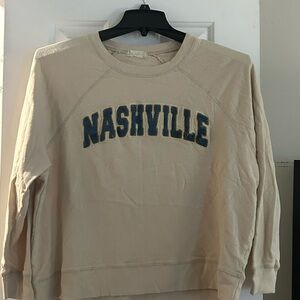 Altar'd State Cream Nashville Sweatshirt